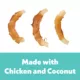 Product Wiggles and Wags Coconut and Chicken Twists 10 OZ
