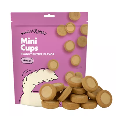 Product Wiggles and Wags Mini Peanut Butter Cups 14 OZ