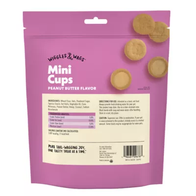 Product Wiggles and Wags Mini Peanut Butter Cups 14 OZ