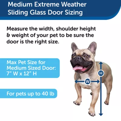 Product PetSafe® Extreme Weather Sliding Glass Pet Door