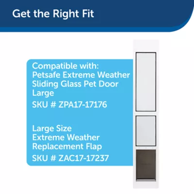 Product PetSafe® Extreme Weather Sliding Glass Pet Door Replacement Flaps