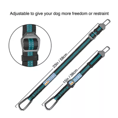Product Kurgo® Direct to Seatbelt Tether - 15-22 inches Blue & Black
