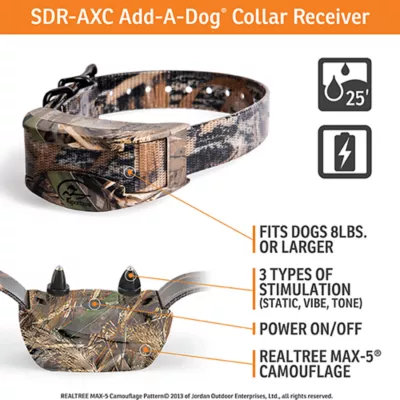Product SportDOG® SDR-ACX Add-A-Dog Receiver Collar