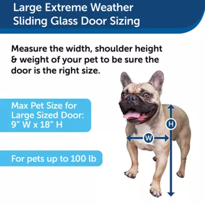 Product PetSafe® Extreme Weather Sliding Glass Pet Door