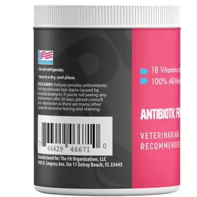Product PetEyez Vitamin Powder for Cats and Dogs - Beef Liver Flavored, 8oz