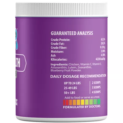 Product PetEyez Vitamin Powder for Cats and Dogs - Chicken Flavored, 8oz