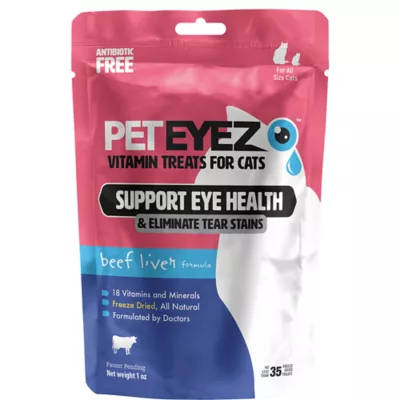 Product PetEyez Vitamin Treats for Cats - Beef Liver Flavor, 1 oz