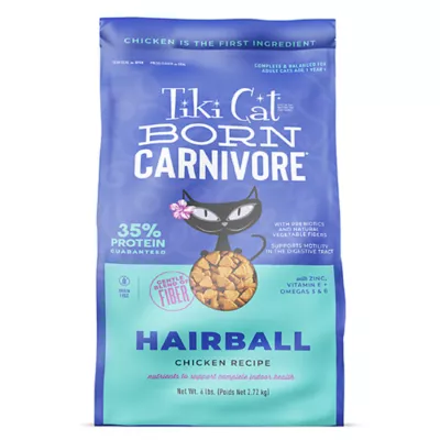Product Tiki Cat® Born Carnivore® Adult Cat Food - Hairball, Chicken