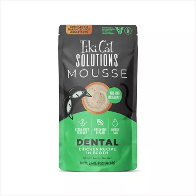 Product Tiki Cat® Solutions™ Mousse Wet Cat Food - Dental, 2.4 Oz