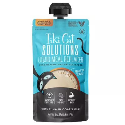 Product Tiki Cat® Solutions™ Liquid Meal Replacer - Tuna in Goat's Milk, 6 Oz