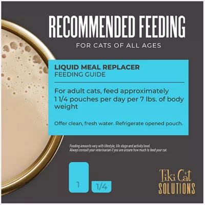 Product Tiki Cat® Solutions™ Liquid Meal Replacer - Tuna in Goat's Milk, 6 Oz