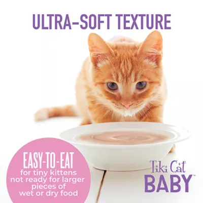 Product Tiki Cat - Baby Weaning Puree, Chicken & Chicken Liver in Broth, 6 OZ