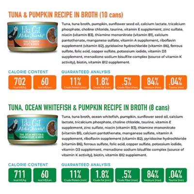 Product Tiki Cat - Adult, Wet Food, Aloha Friends, Variety Pack, 36 CT, 108 OZ