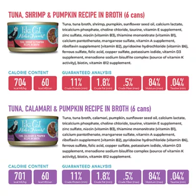 Product Tiki Cat - Adult, Wet Food, Aloha Friends, Variety Pack, 36 CT, 108 OZ