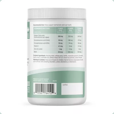 Product Nutrience Care® Skin & Coat Supplement Chews for Dogs - Fish, 100 count