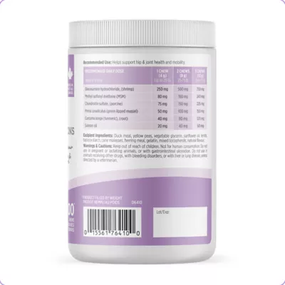 Product Nutrience Care® Hip & Joint Supplement Chews for Dogs - Duck, 100 count