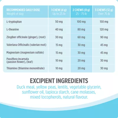 Product Nutrience Care® Calming Supplement Chews for Dogs - Duck, 100 count