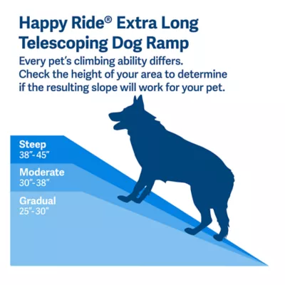 Product PetSafe® Happy Ride® Extra Long Telescoping Dog Ramp for Dogs