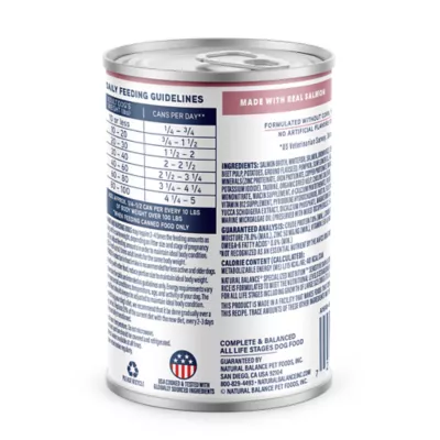 Product Natural Balance Specialized Nutrition Sensitive Skin & Stomach Adult Wet Dog Food - Salmon & Rice