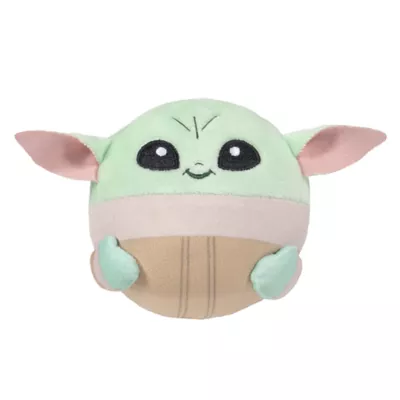 Product Disney Star Wars Grogu Crinkle Squeaker Plush Dog Toy