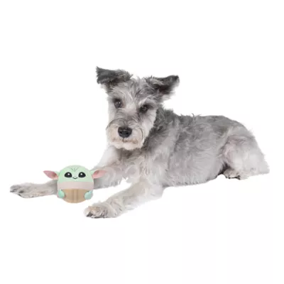 Product Disney Star Wars Grogu Crinkle Squeaker Plush Dog Toy