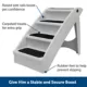 Product PetSafe® CozyUp Folding Pet Steps - Grey