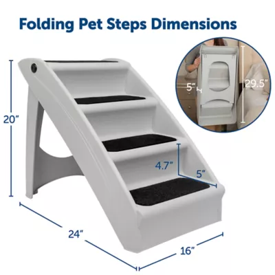 Product PetSafe® CozyUp Folding Pet Steps - Grey