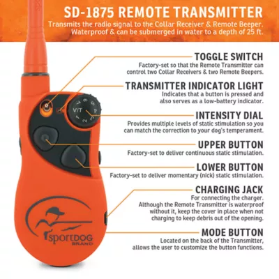 Product SportDOG® Brand Uplander 1875 Remote Trainer