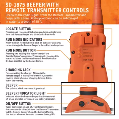 Product SportDOG® Brand Uplander 1875 Remote Trainer
