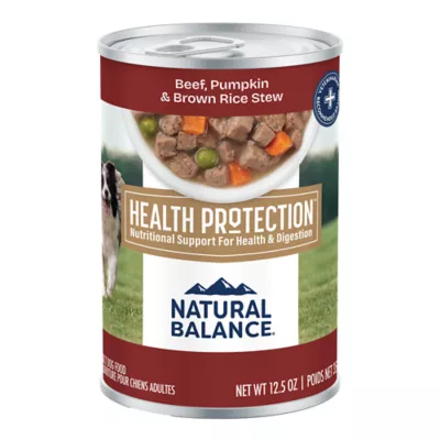 Product Natural Balance Health Protection Adult Wet Dog Food - Beef & Pumpkin Stew, 12.5 oz.