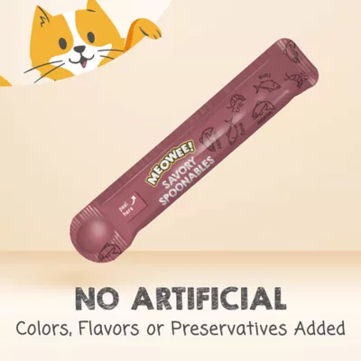 Product Meowee! Savory Spoonables - 4 CT, 1.9 OZ