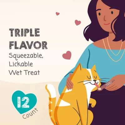 Product Meowee! Savory Spoonables - Variety Pack, 12 CT, 5.9 OZ