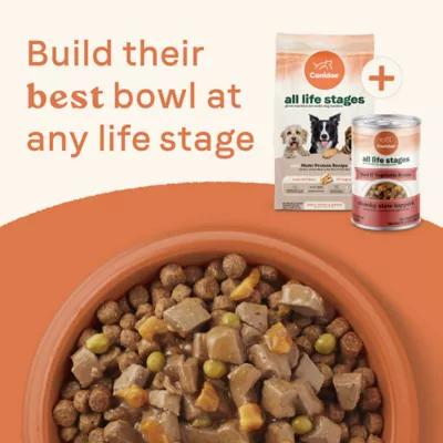 Product Canidae All Life Stages Chunky Stew Toppers All Life Stage Wet Dog Food - Beef & Vegetable