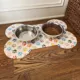 Product Washable Dog Bowl Mat Happy Paws 18" x 27"