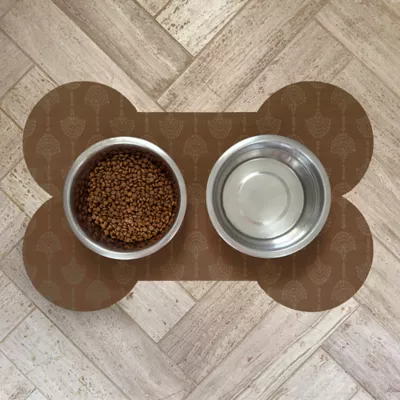 Product Washable Dog Bowl Mat Gentle Fans 18" x 27"