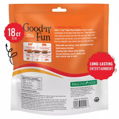Product Good 'n' Fun Triple Flavor Kabob 12 OZ