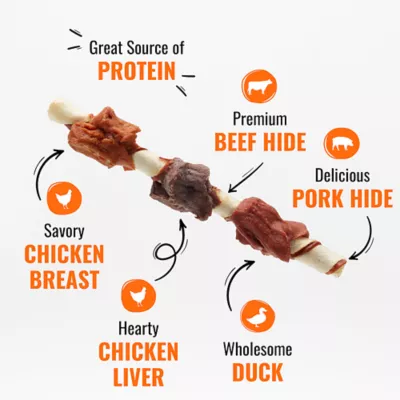 Product Good 'n' Fun Triple Flavor Kabob 12 OZ