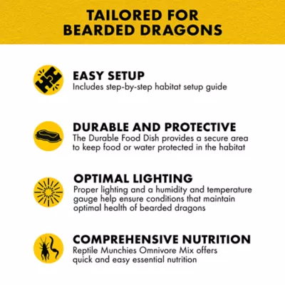 Product Zilla® Bearded Dragon Habitat Accessory Kit