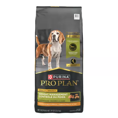 Product Purina Pro Plan Weight Management Shredded Blend Senior 7+ Dry Dog Food - Chicken & Rice