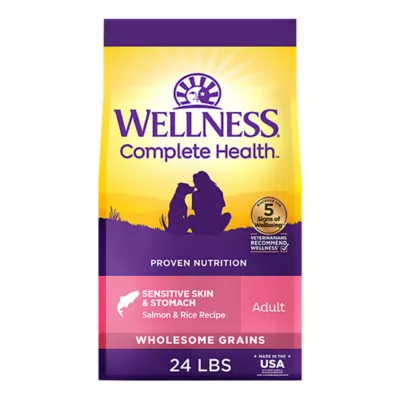 Product Wellness Complete Health Sensitive Skin & Stomach Adult Dry Dog Food - Salmon & Rice