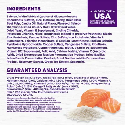 Product Wellness Complete Health Sensitive Skin & Stomach Adult Dry Dog Food - Salmon & Rice