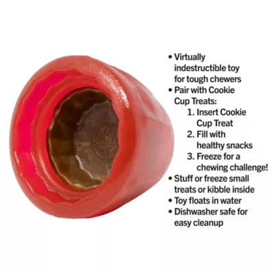 Product Starmark Everlasting Cookie Cup Dog Toy