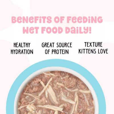 Product B.F.F. Kitten! Kitten Me Softly - Kitten, Wet Food, Variety Pack, 12 CT, 33.6 OZ