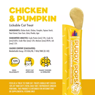 Product Weruva Puddy Pops Lickable Cat Treat - 5 CT, 2.5 OZ