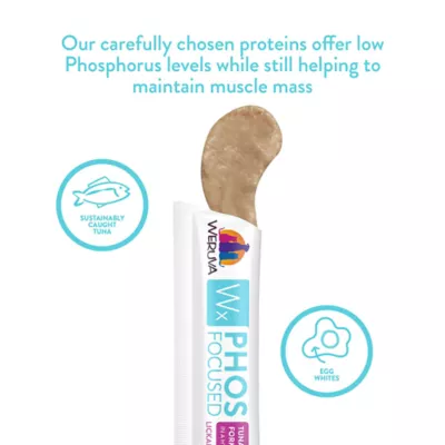 Product Weruva WX Lickable Cat Treats - Phos Focused, Puree, 5 CT, 2.5 OZ