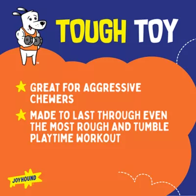 Product Joyhound® Rip Roarin' Tough® Soccer Dog Toy
