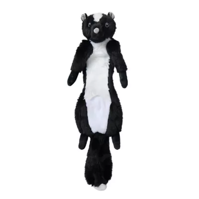 Product Joyhound® Crazy Comfy Flattie Skunk Squeaker Crinkle Plush Dog Toy