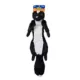 Product Joyhound® Crazy Comfy Flattie Skunk Squeaker Crinkle Plush Dog Toy