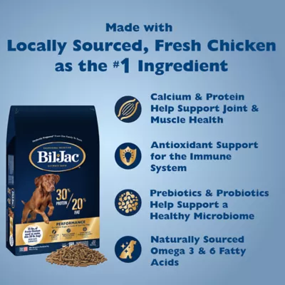 Product Bil-Jac 30/20 Performance All Life Stages Dry Dog Food - Chicken