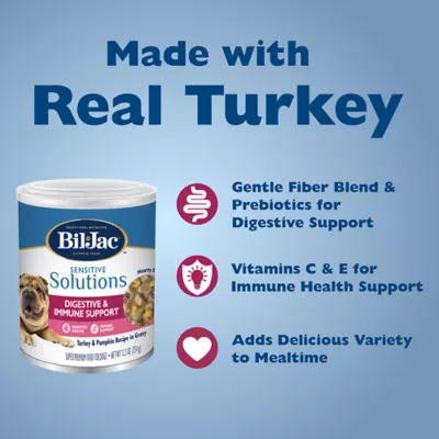 Product Bil-Jac Sensitive Solutions Digestive & Immune Support Adult Wet Dog Food - Turkey & Pumpkin